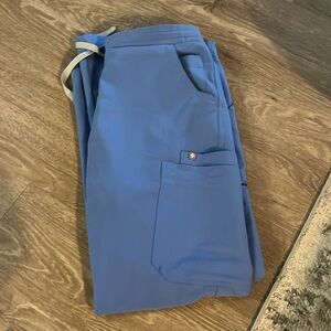 Figs Zola Ceil Blue Scub Pants